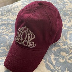 J. Crew Monogram Wool Baseball Hat